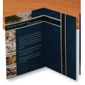 Presentation Folder w/ 2 Curved Pockets (1 Color/1 Side)